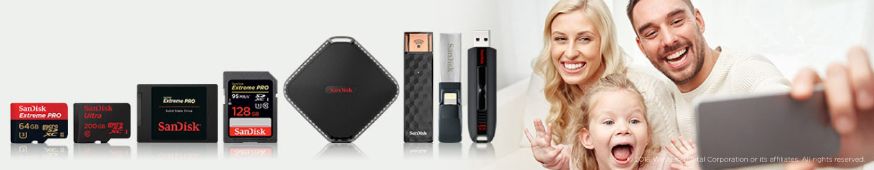 Sandisk Search Redirect Banners
